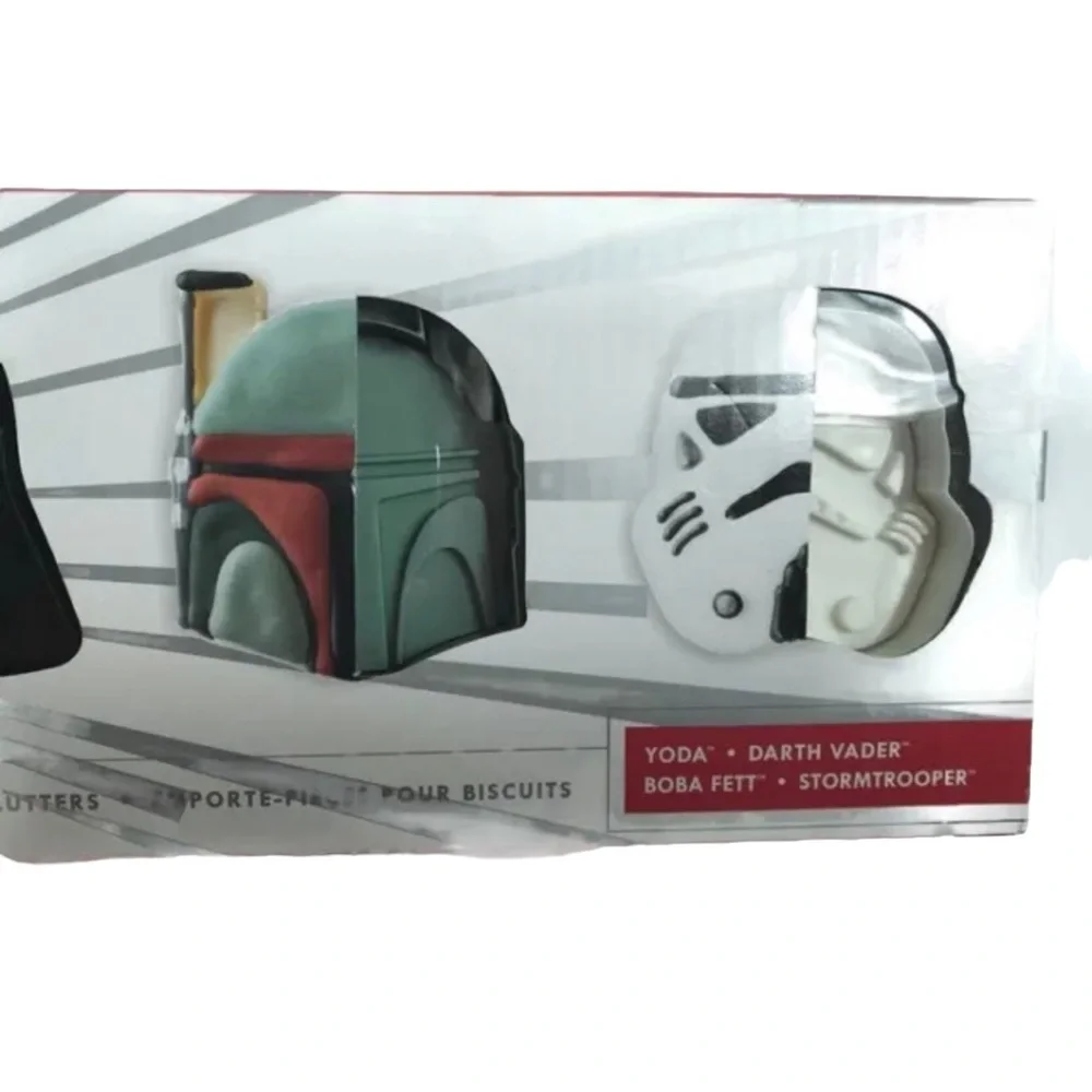 Williams Sonoma Star Wars Cookie Cutters Set‎ of 4 NEW Open Box